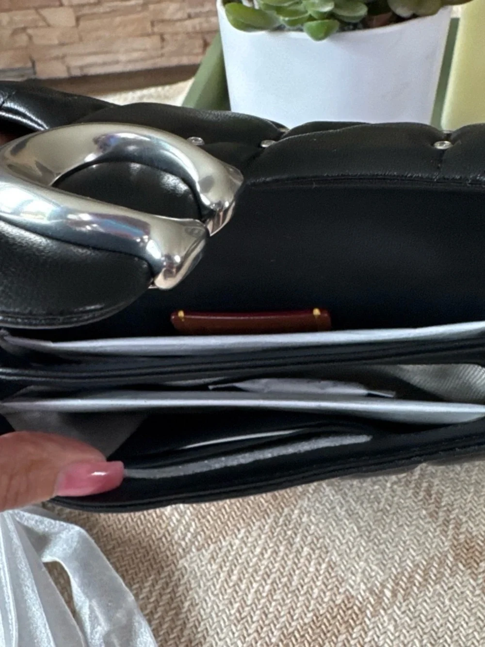 NEW Coach Tabby Crossbody Wristlet With Pillow Quilting And Crystal Rivets